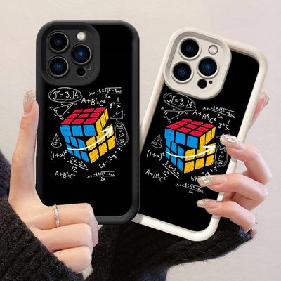 JT468 Rubik's Cube for iPhone 17 16 15 14 13 Pro Max Samsung S26 S25 Ultra A17 A07 A56 A16 Xiaomi 15T Redmi 15c 14C Soft Case