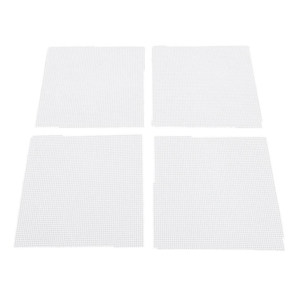 200pcs Flower Pot Mesh Pad Breathable Prevent Soil Leakage Drainage Plant Pot Bottom Grid Mat for Ceramic Planter