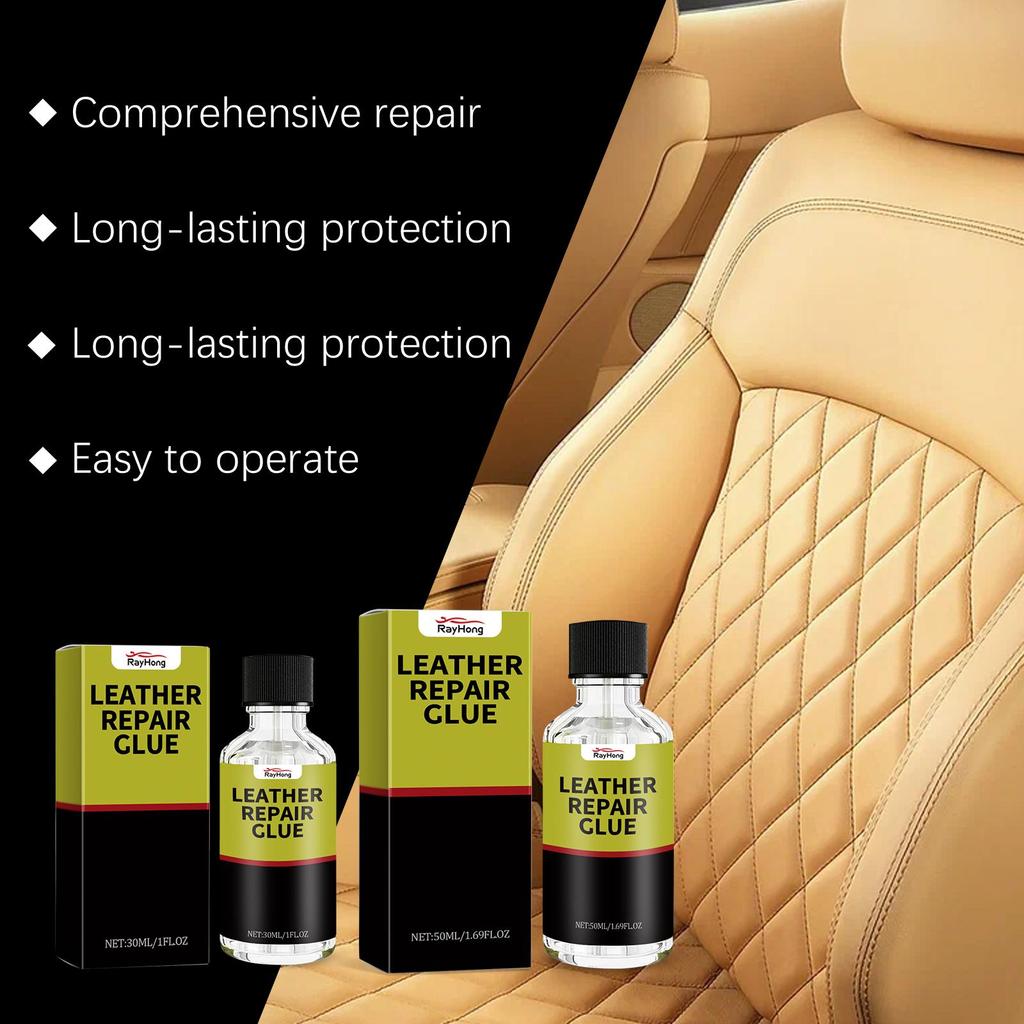 Rayhong Automotive Leather Repair Fluid Repair scratches and cracks restore glossy wear-resistant leather repair adhesive