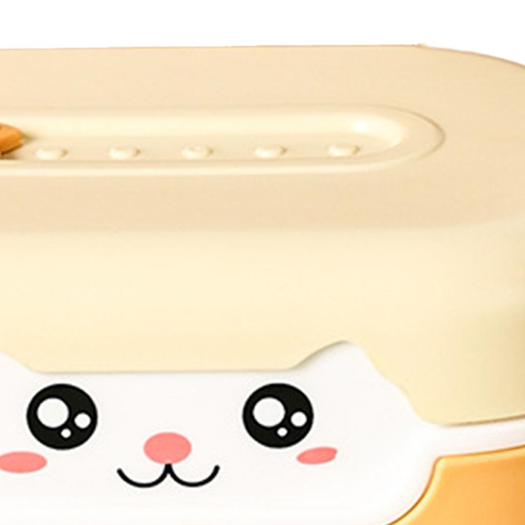 Children"s Cartoon Container 700ml Double Insulation Microwaveable Toddler Lunch Box for Picnic