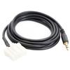 1m Car Audio Adapter Wire 3.5mm AUX Cable For Mazda 2 3 5 6 B70 RX-8 MX-5 2006+