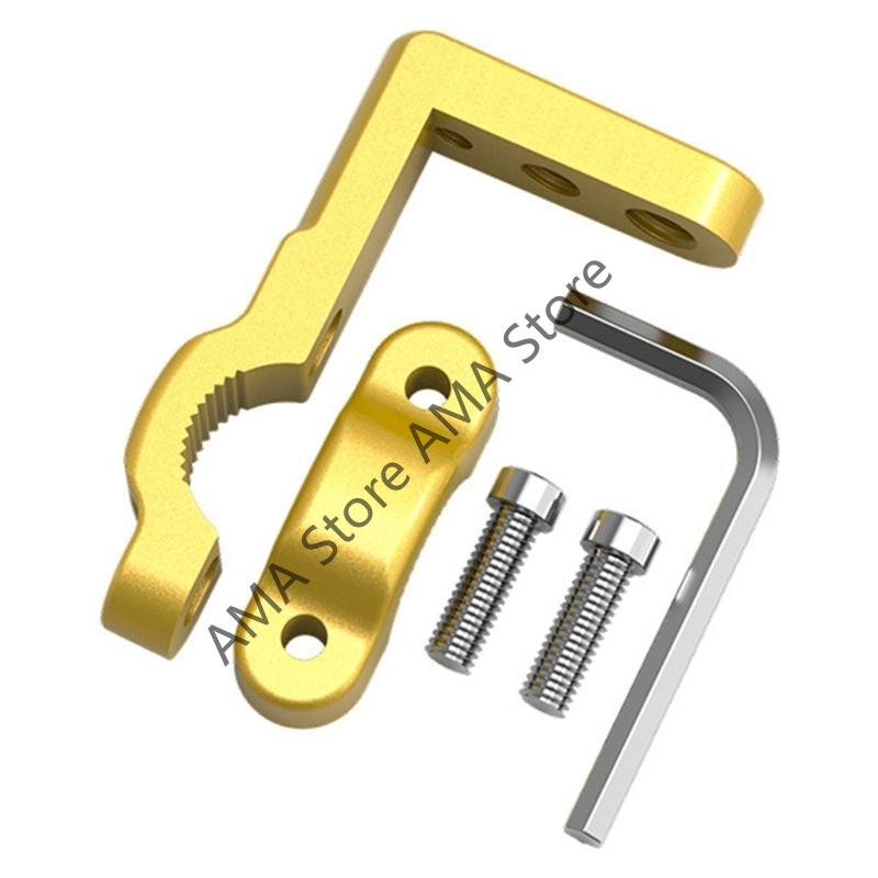 17mm-22mm Motorcycle Multifunction Mount Bracket 10mm 8mm 6mm Thread for Motorcycle Mirrors Base Led Spotlight E-bike Dirt Bike