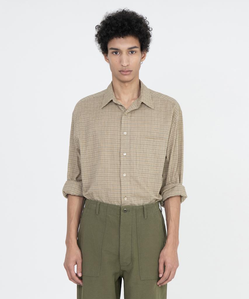 Beulaunyadeu Steady Shirt, Beige Check