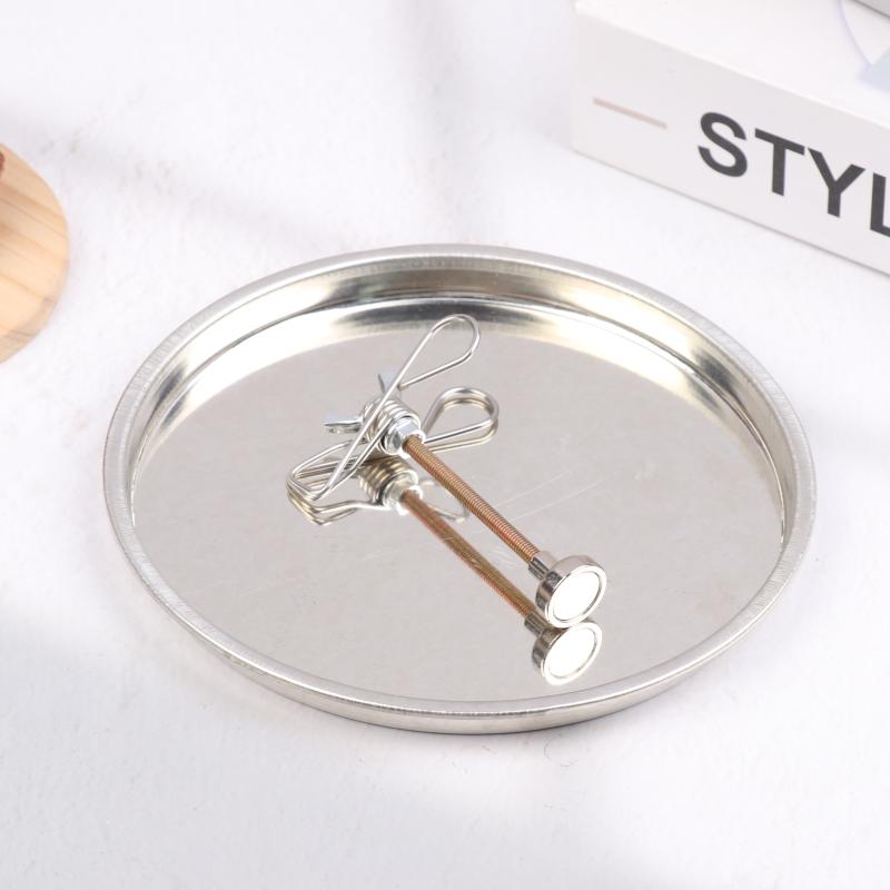 Stainless Steel Adjustable Magnetic Mosquito Coil With Tray Household Multifunction Incense Mosquito Repellent Holder