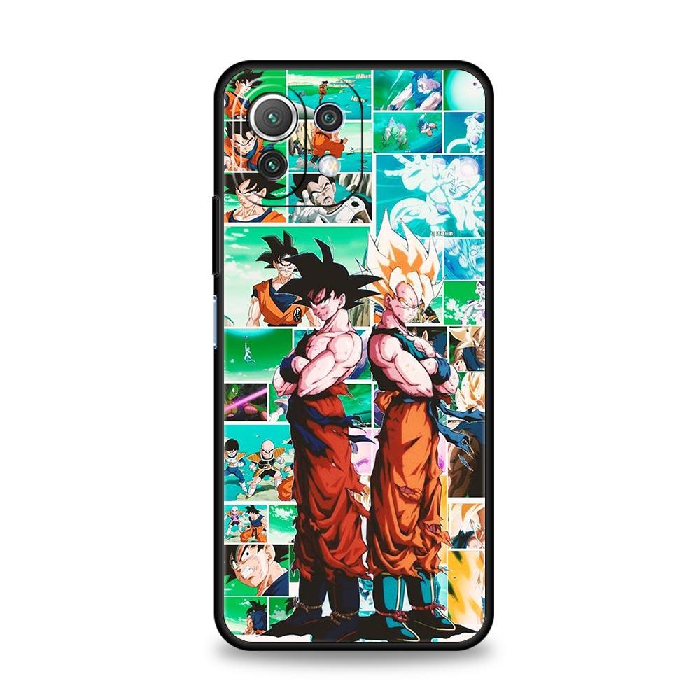 

DRAGON BALL Z DBZ Goku Case Silicone TPU Soft For Xiaomi Mi 12 11 10 A2 8 Lite 11T 5G 10T Pro 9T CC9E CC9 11 Ultra Cover Funda MI A2 Lite