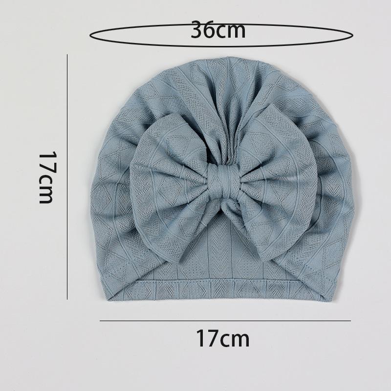 Baby Hat Girls Bowknot Cap Kids Beanie Newborn Photography Spring Autumn Summer Infant Turban Children Props