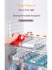 Retractable Plastic Refrigerator Organizer: Stackable Beverage and Food Storage Container