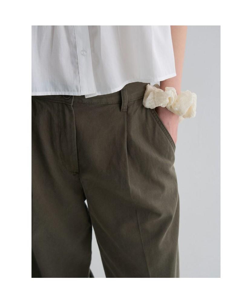8seconds Tencel Cotton Wide Pants Khaki