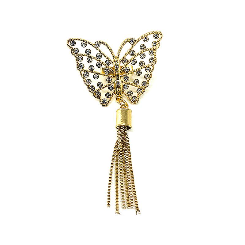 Diy Exquisite Metal Buckle Clasp Bag Purse Hat Decor With Tassel Hardware Leather Craft Woven Bag Accessories Bag Pendant