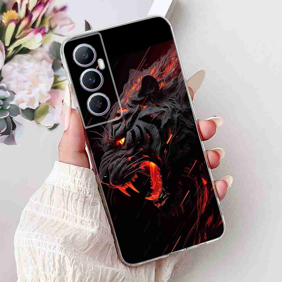 Für Realme C65 4G 2024 Hülle Weiche Silikon Bunte Schmetterling Hülle Für Realme C 65 C65 Fundas RMX3910 Vollständige Schutzhülle
