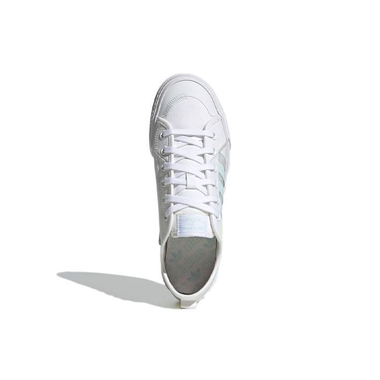 Adidas Nizza RF Hvit Halomin Gul Tone Herre Sneakers Fottøy-Hvit GZ3397