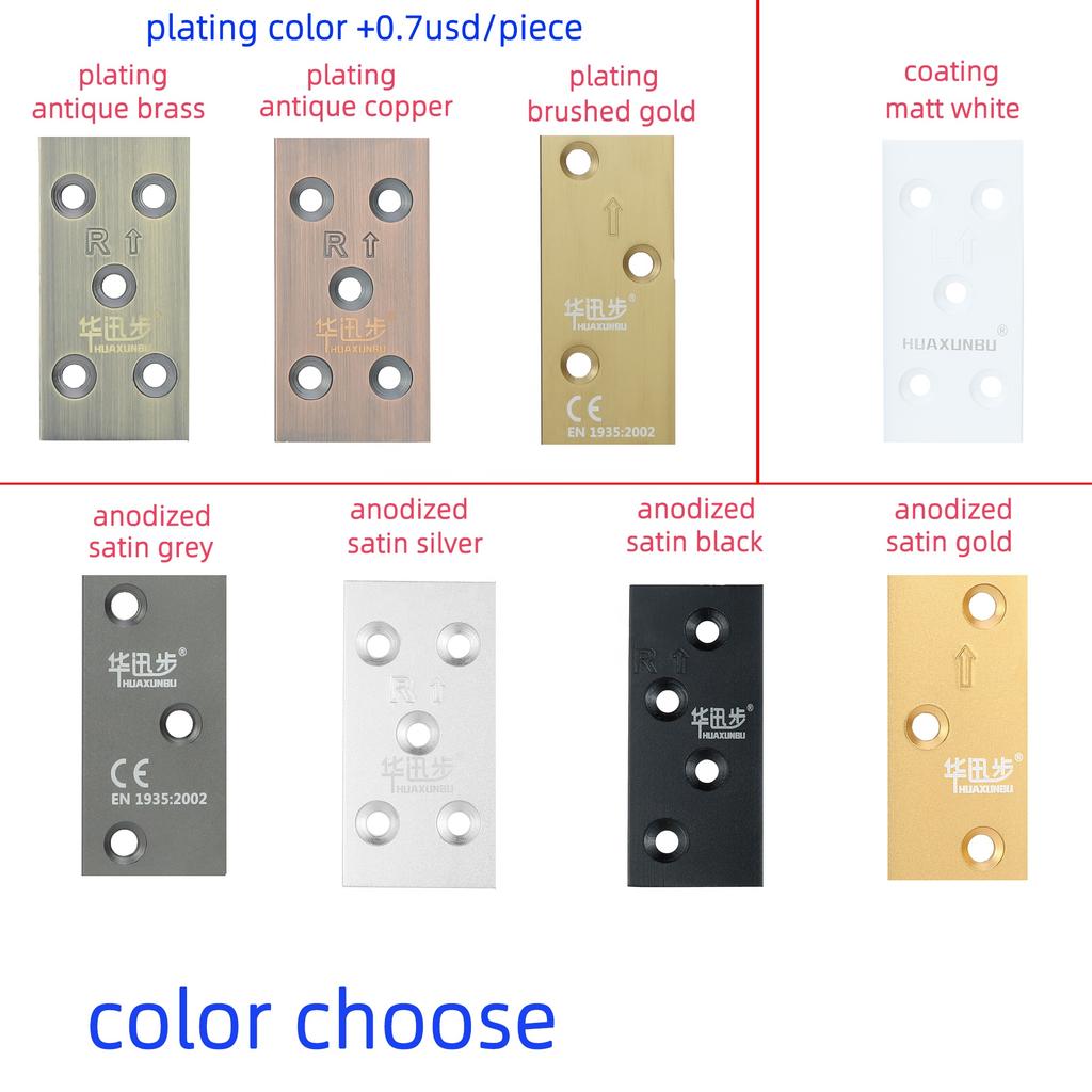 Million Lifetime 45 KG Modern Design Aluminum Silver Hinge Holder Heavy Duty Soft Self Closing Hydraulic Door Wooden Hotel Door