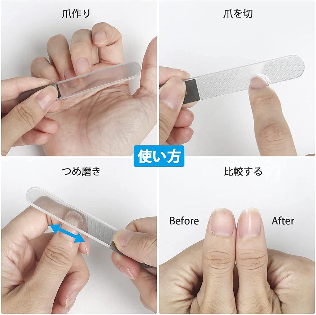 Kanavi Nail Shiny 2025 A New Nail Care Tool Created with the Latest A Popular Nail Perfect for Nail and Nail Care Nail File, Glass, Edition