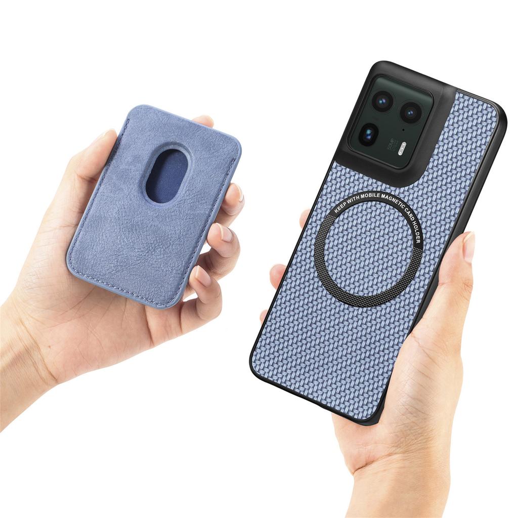 For Motorola Edge 50 Ultra 5G Case Magnetic Detachable Card Holder Phone Back Cover