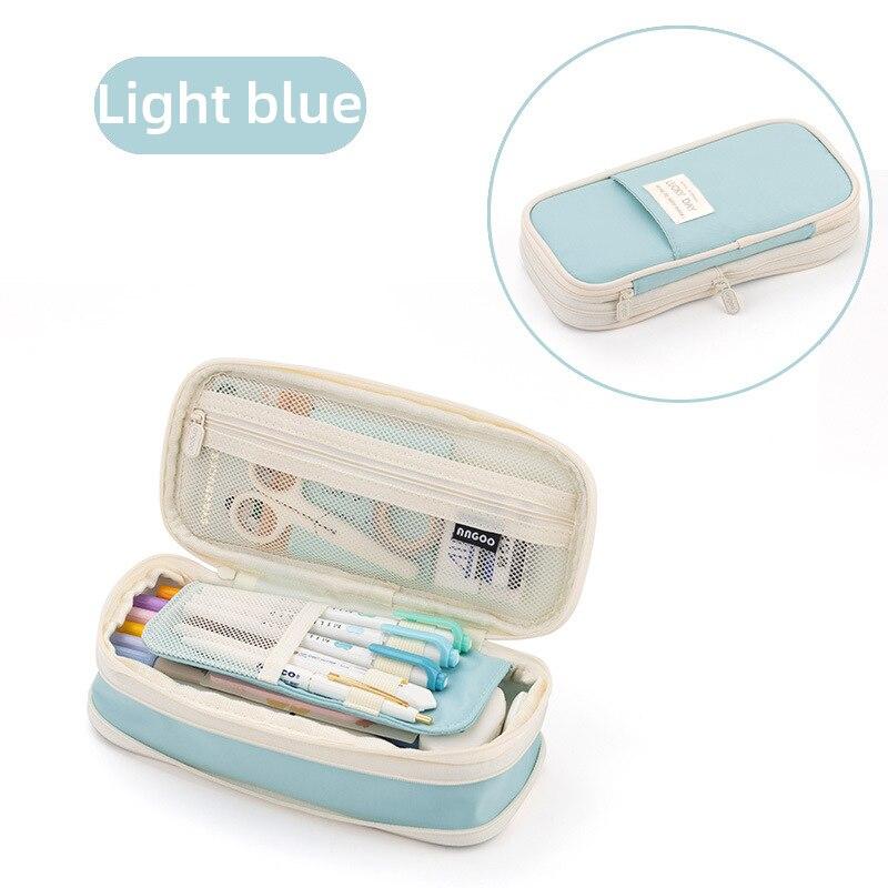 Big Capacity Pencil Pen Case Office College School Large Storage High Capacity Bag Pouch Holder Box Organizer For Teen Girls