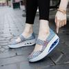 Fashion 2025 New Women's Shoes Hand Woven Casual Shoes Thick Bottom Breathable Single Sandals Slip-On Lazy Travel Shoe Chaussure Femme