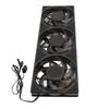 360mm 3 In 1 Computer Case Fan 5V ARGB 2200RPM 4 Pin PWM MFDB Dynamic Pressure Bearing 7 Blades Quiet Case Cooler Fan