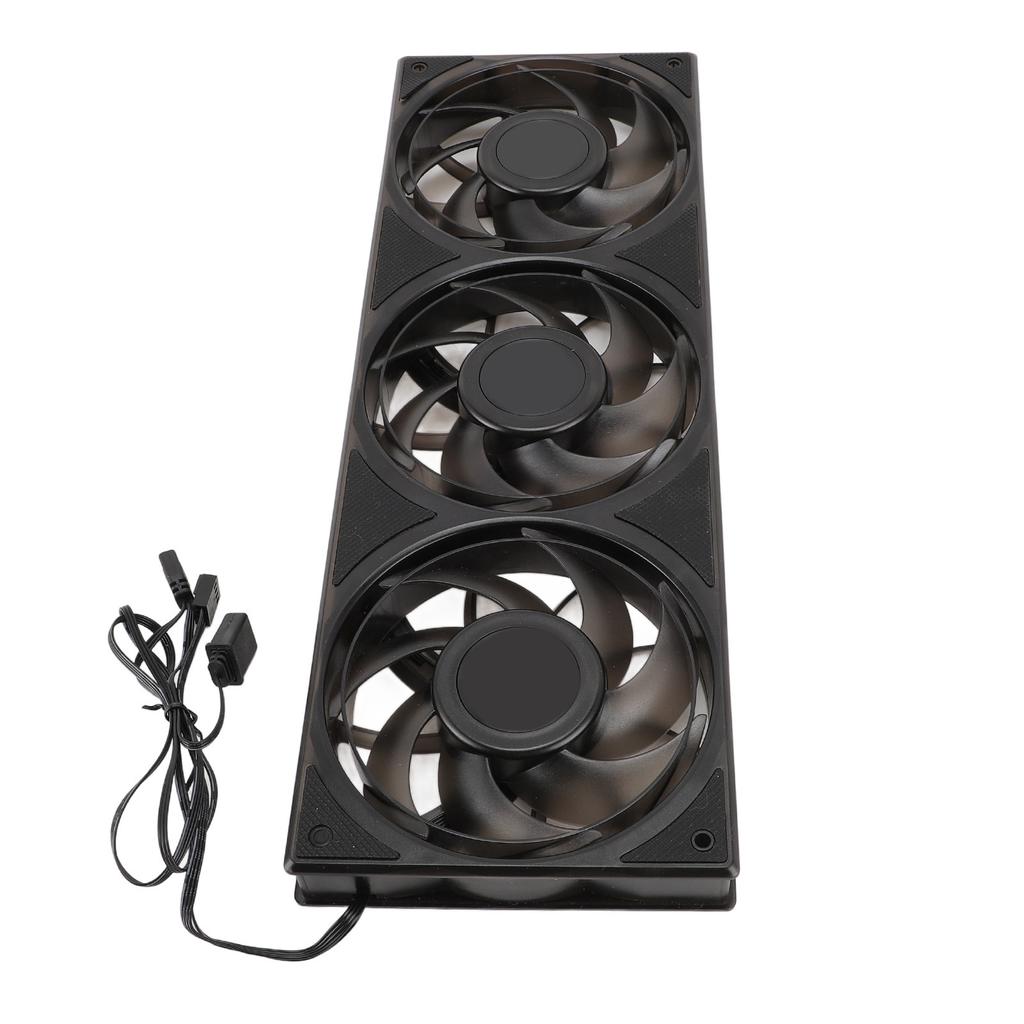 360mm 3 In 1 Computer Case Fan 5V ARGB 2200RPM 4 Pin PWM MFDB Dynamic Pressure Bearing 7 Blades Quiet Case Cooler Fan