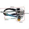 Motorcycle Handlebar Switch Assembly Left Right Parts Pre Wired Harness X Sturdy Replacement on/Off