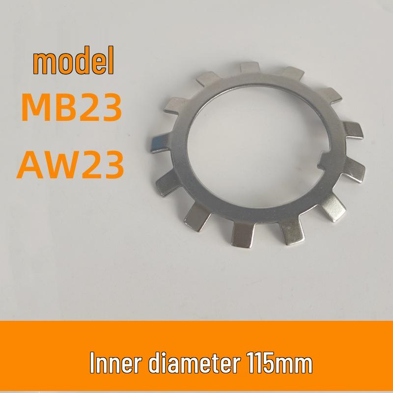 AN Locking Slotted Round Nut Set with KM Lock Washer (AW0405-14)