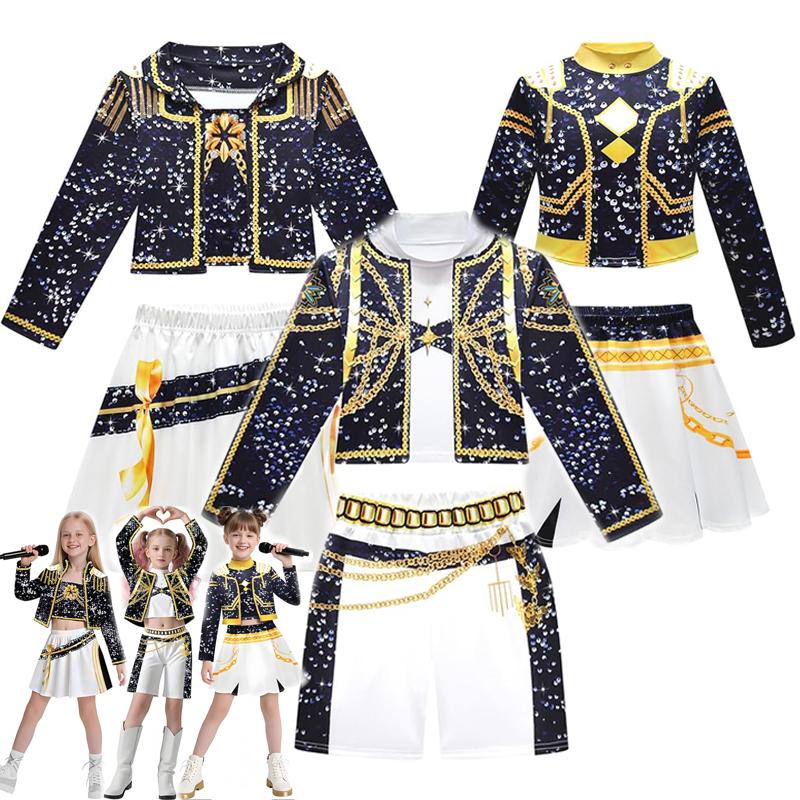 KPop Demon Hunters Mira Rumi Zoey Ținute Imprimate 3D Modă Film Costum Cosplay Halloween Carnaval Școală Per