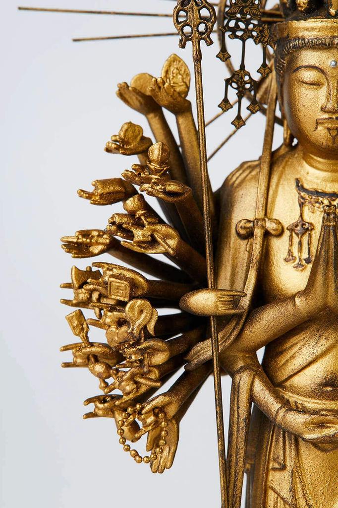 ISM TanaCOCORO Senju Kannon Keiha kolorowa figurka Buddy ISM MORITA tc3531 [Palma] ~ ~ r_ (Odnowienie 2018/9) (Senju Kannon)