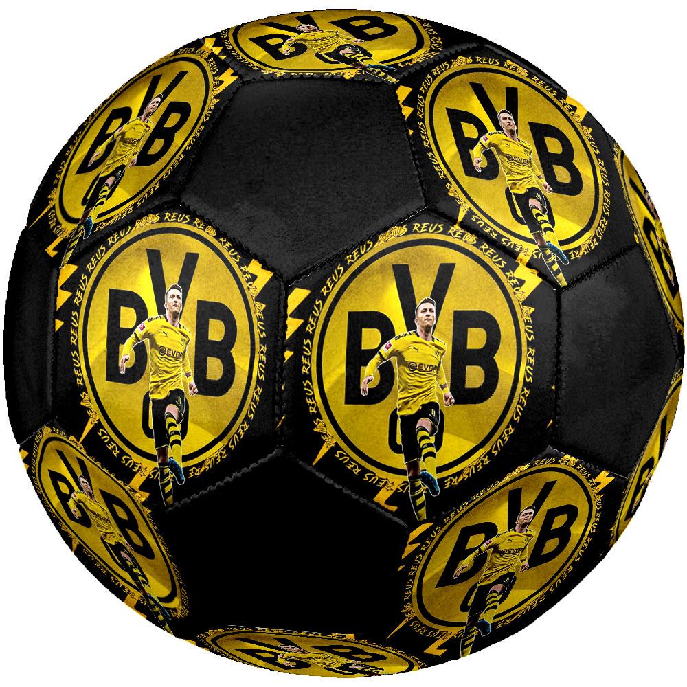 Marco Reus Printed Size 5 Soccer Ball, Machine-Stitched PVC, Durable & High Bounce, All Ages Fit, Fan Merchandise, Matches & Outdoor Use.