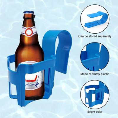 1 STÜCK Schwimmbad Wasserbecher Aufhänger Auto Wasserbecher Getränkehalter für über dem Schwimmbad Seite Getränke Bier Lagerung Regal Werkzeug