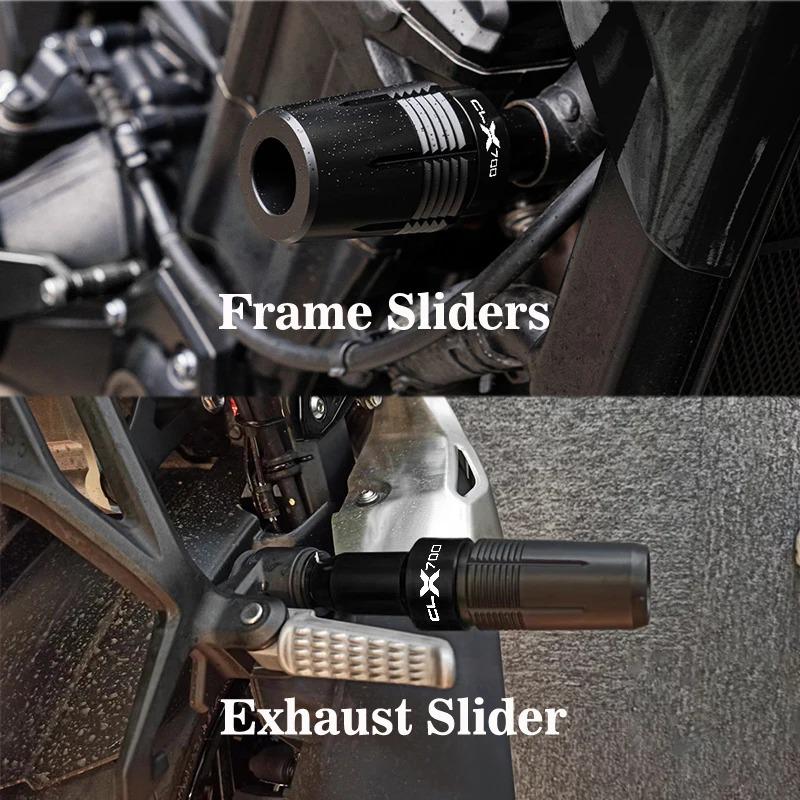 CLX700 21-26 Protection Anti-Chute pour Échappement et Carrosserie pour CFMOTO Chunfeng