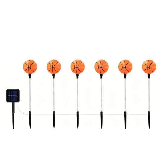 Yousheng Solar Soccer Light Outdoor, 8 Modes Color Changing Football Garden Stake Light, Waterproof Landscape Lamp for Yard Patio Lawn, Sports Fan