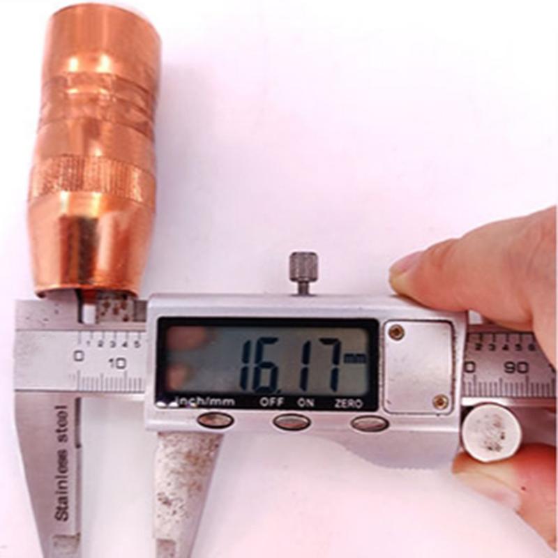 Set of 5 N5818C Welding Nozzles for Large Centerfire Compatible with For Bernard Mig Gas 58 inch 18 inch Recess