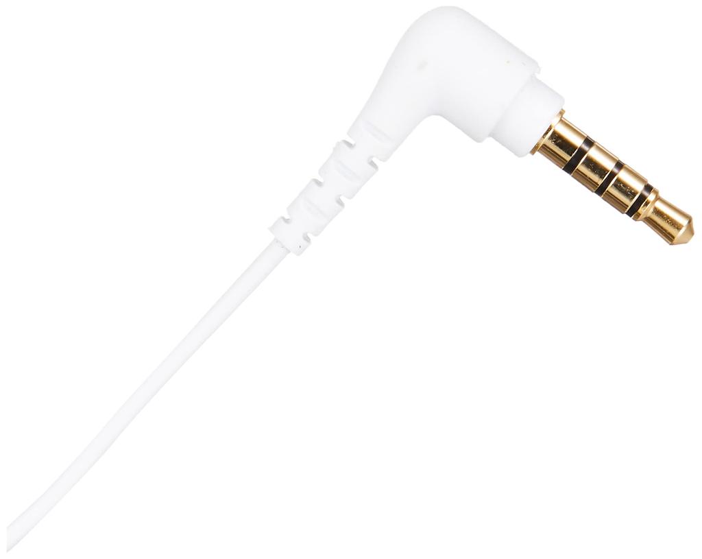 Audio-Technica ATH-C200IS WH Wired Earphones with Microphone, Semi-Open Headphones, White