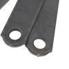 4PCS Trailer Spring Shackle Strap Links 3 1/8in Length Heavy Duty Steel for Double Eye Leaf Spring