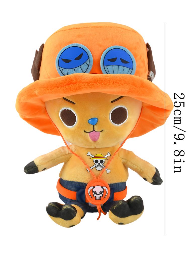 14-35cm/5.5-13.7inch Genuine ONE PIECE Stuffed Plush Toy Kawaii Plush Keychain Toy Tony Chopper Soft Stuffed Plush Doll Keychain