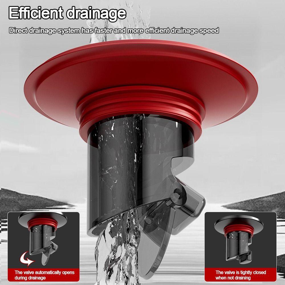 Bouchon de filtre de vidange en acier inoxydable, anti-reflux, bouchon de filtre de vidange de sol de douche, fournitures de salle de bains