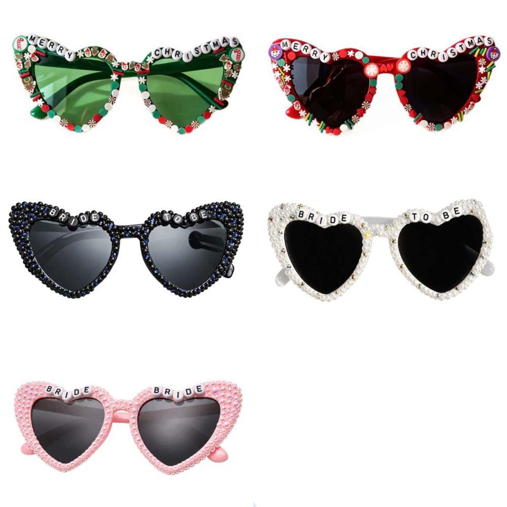 Merry Christmas Christmas Decorative Glasses Beach Party Sun Glasses Music Festival