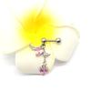 Heart Angel Wings Dangle Earrings Heart Zircon Drop Dangle Earrings Women Ear Cuff Charm Earring for Girl Valentine Gift
