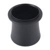 Coffee Dosing Cup Aluminum Alloy Antistatic Coffee Powder Feeder Dosing Cup for 51mm 53mm 54mm Portafilter Basket Black