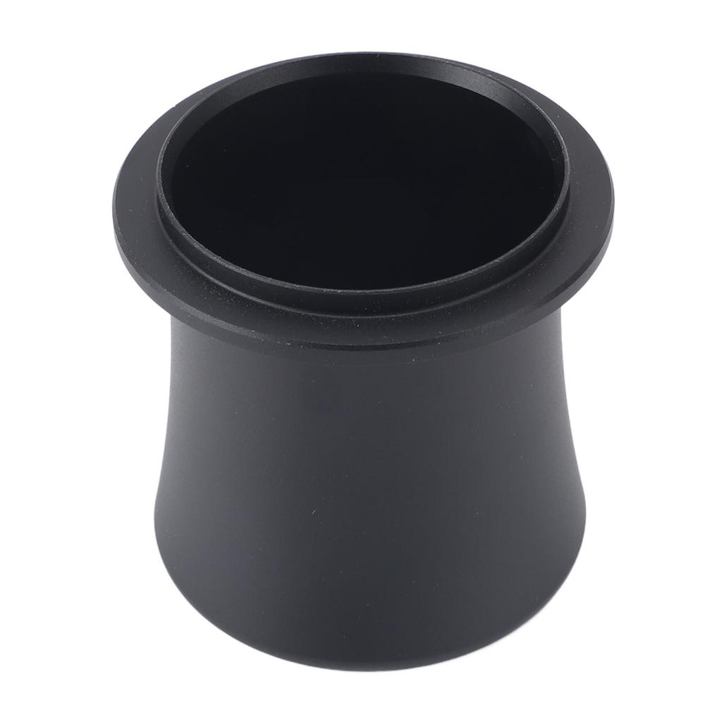 Coffee Dosing Cup Aluminum Alloy Antistatic Coffee Powder Feeder Dosing Cup for 51mm 53mm 54mm Portafilter Basket Black