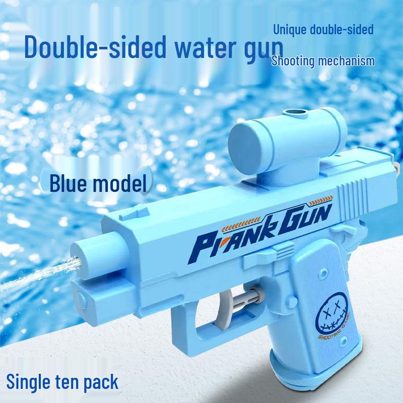 Double-Sided Double-Headed Prank Water Gun: Creative & Quirky Two-Way Battle Blaster