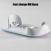 Charging Station Dock Quick Power Charging Base with Intelligent Temperature Control and LED Light for MR Glasses
