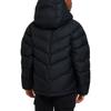 Nike Jacket With Hood And Zipper Design Printed Logo Kids Jackets Black DX1264-013