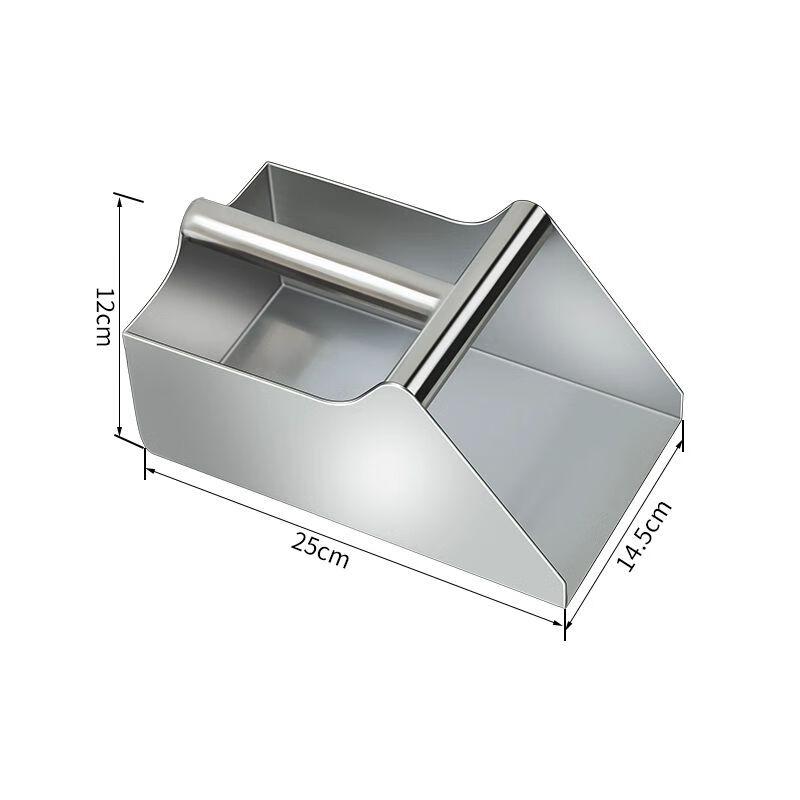 Stainless Steel T-shaped Handheld Dustpan