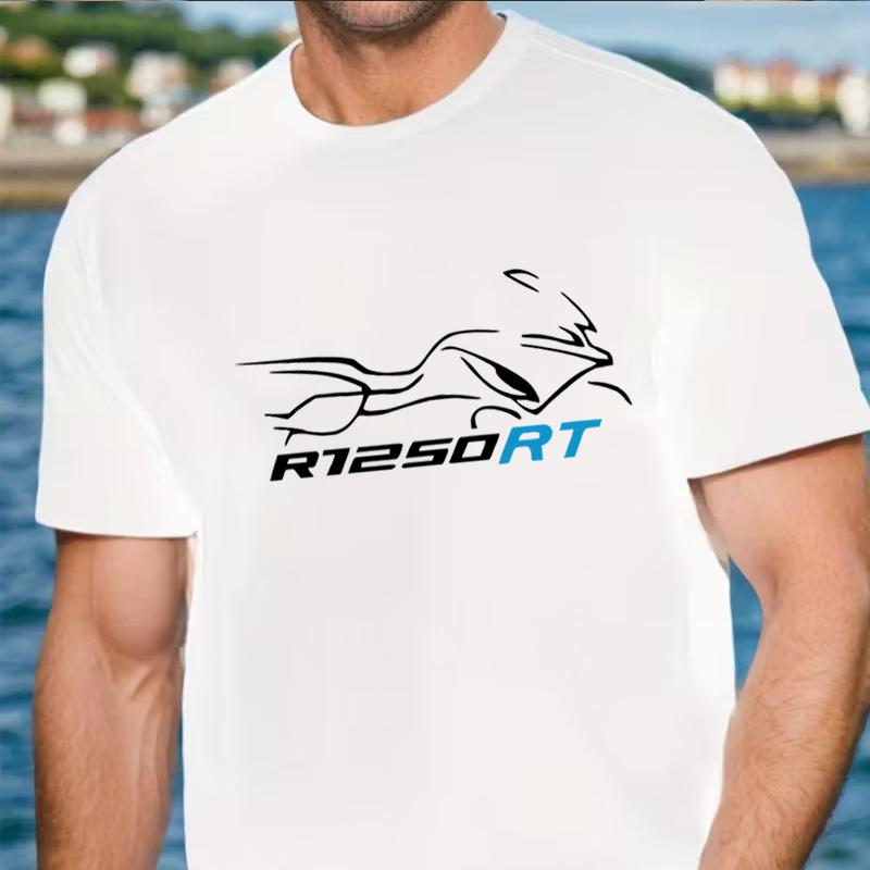 25011R1250RT R 1250 RT Oversized T Shirt Unisex Tops Tees Fitness Tshirt Streetwear Graphic Mens Tshirt