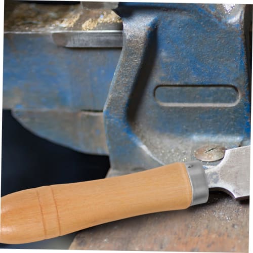 HOMSFOU 10 Pieces Wooden File Handles, Portable File Handles, Ergonomic File Handles, Durable File Grip, Crafts, Replacement File Handles, Multi-Purpo