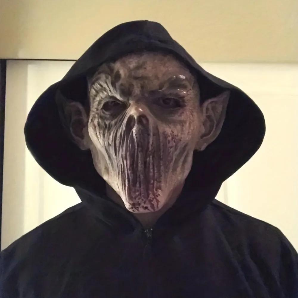 Halloween Zombie Mask Scary Mask Terror Ghost Devil Mask Cosplay Prop Dance Party Scary Biochemical Vampire Dress Up Mask