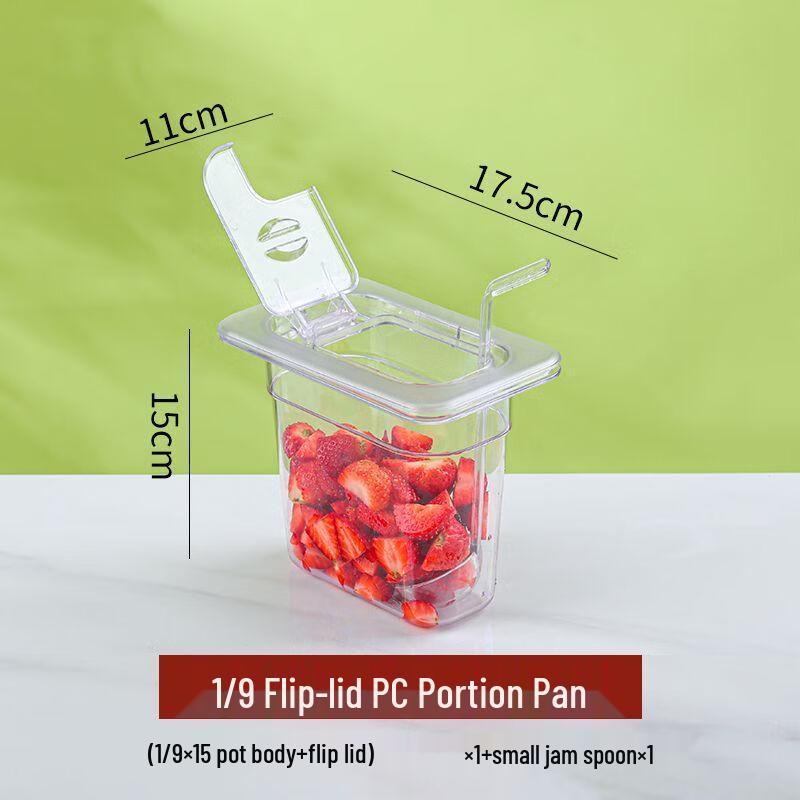 

Acrylic Transparent Food Container Set with Lid & Spoon