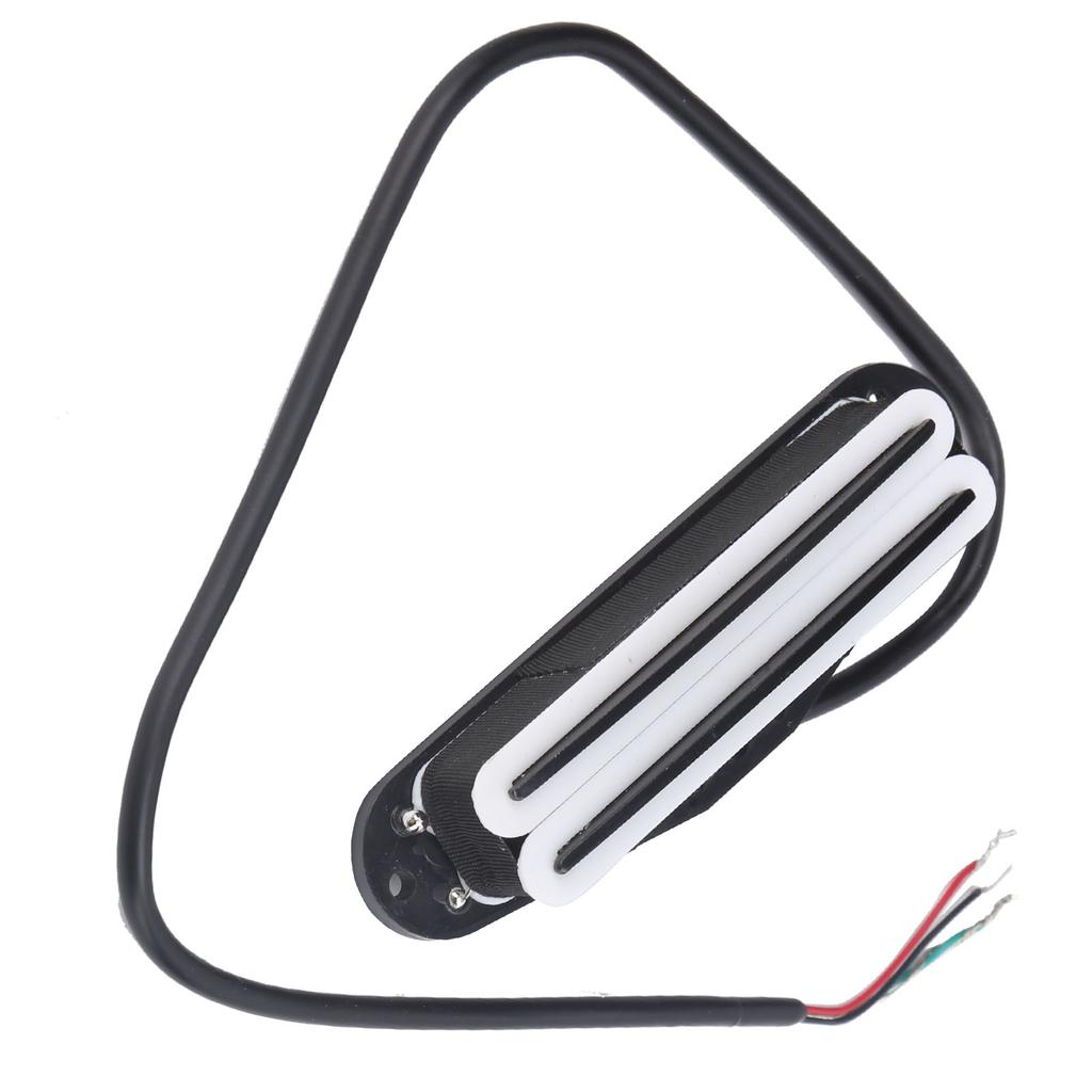 11K Dual Hot Rail Humbucker Pickup Ceramic Magnet ABS Electric Guitar AccessoriesWhite Black Rail