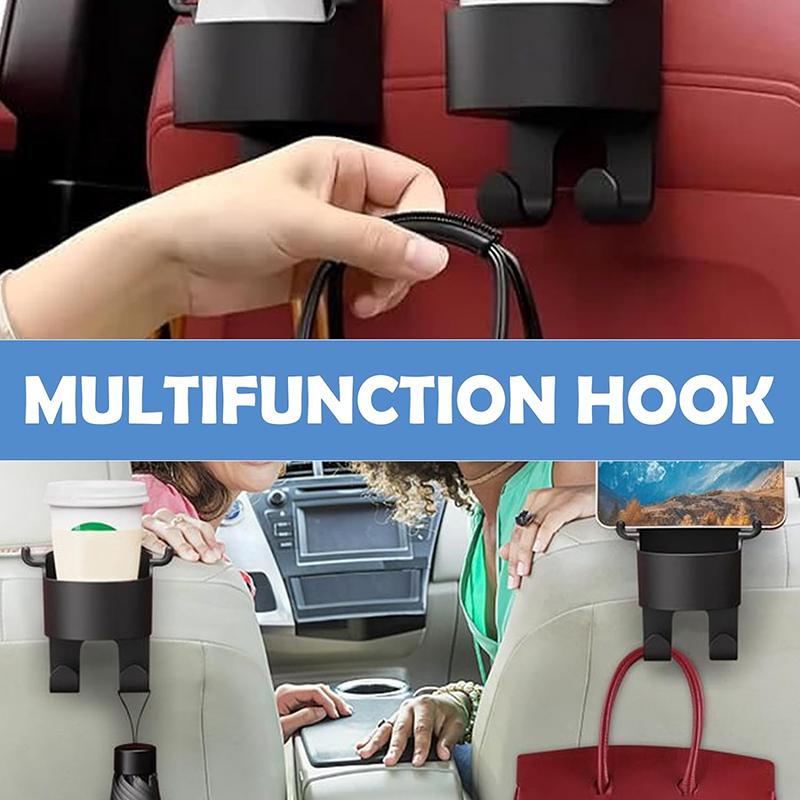 Multifunctional Car Seat Backrest Hook Cup Holder with Hook Back Seat Cup Holder