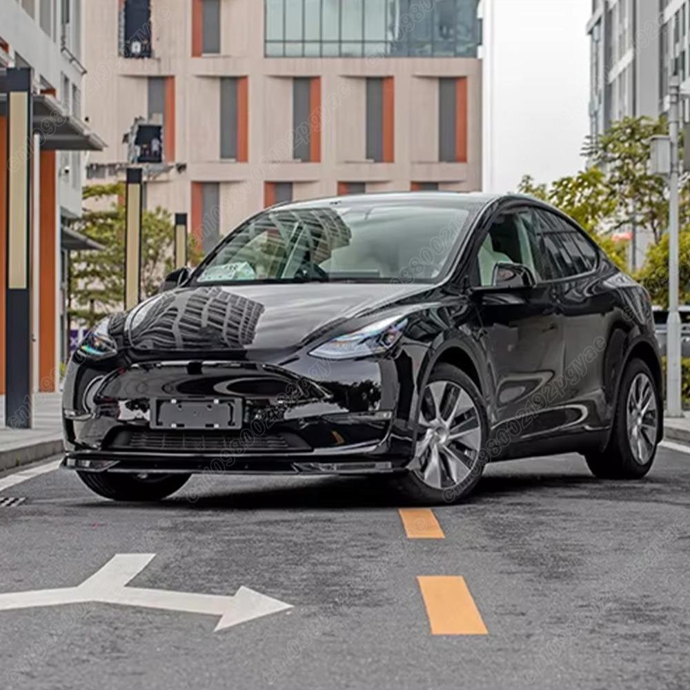 For Tesla Model Y 2019 2020 2021 2022 2023 2024 Automobile Front Bumper Splash Lip Splitter Lip Sports Splitter Body Decor Kit